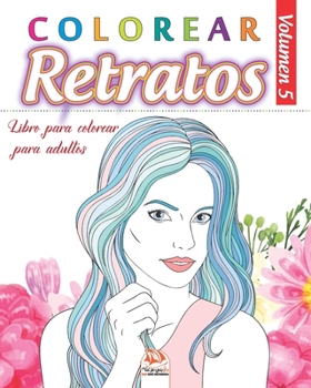 Colorear Retratos 5: Libro para colorear para adultos (Mandalas) - Antiestrs - Volumen 5