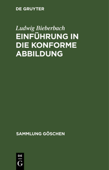 Hardcover Einführung in die konforme Abbildung [German] Book
