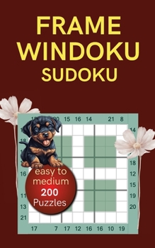 Paperback 200 Puzzles Frame Windoku Sudoku Easy to Medium Book