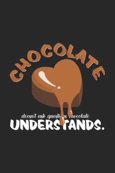 Chocolate understands: 6x9 Chocolate | blank with numbers paper | notebook | notes