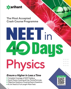 Paperback 40 Days Crash Course for NEET Physics Book