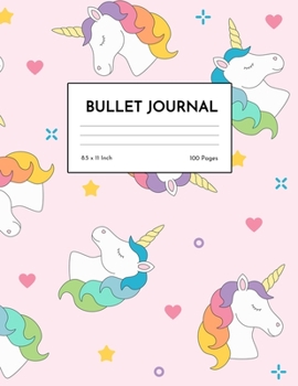 Paperback Bullet Journal: Nifty Unicorn Dot Grid Notebook - Dotted Note Pad for Kids, Girls, Teens, Tweens, Women - Gifts for Birthday and Chris Book