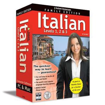 DVD-ROM Instant Immersion Italian Family Edition 1-2-3 [Italian] Book