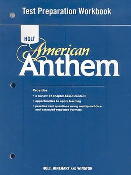 Paperback American Anthem: Test Preparation Workbook Book