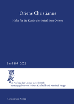 Oriens Christianus 105 (2022)