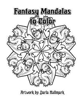 Paperback Fantasy Mandalas to Color Book