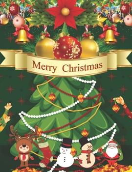 Merry Christmas: An Adult Coloring Book with Fun, Easy, and Relaxing Designs