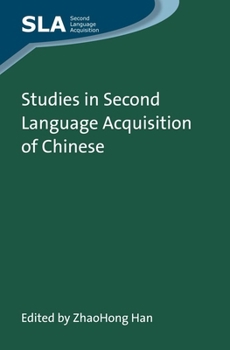 Hardcover Studies in Second Language Acquisition of Chinese Book