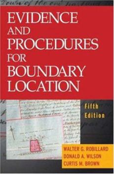 Hardcover Evidence and Procedures for Boundary Location Book