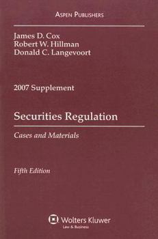 Paperback Securities Regulation: Cases and Materials, 2007 Case Supplement Book
