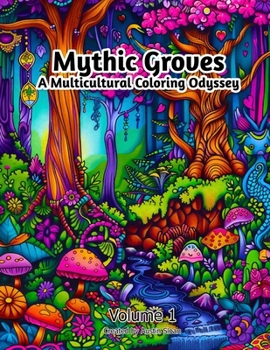 Mythic Groves: A Multicultural Coloring Odyssey: Volume 1