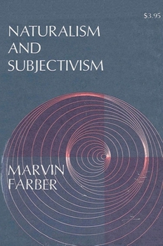 Paperback Naturalism and Subjectivism Book
