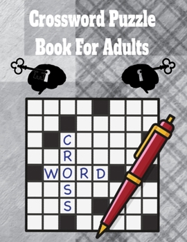 Paperback Crossword Puzzle Book For Adults Book