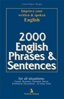 Paperback 2000 English Phrases & Sentences (Dic) Book