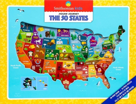 Misc. Smithsonian Kids Jigsaw Journeys: The 50 States Book