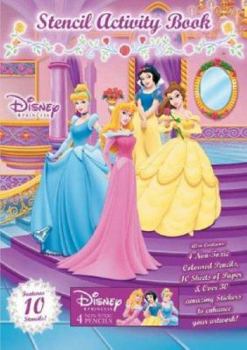 Paperback Disney Princess : Stencil and Activity Book