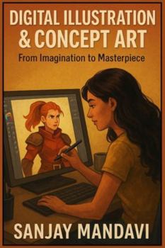 Digital Illustration & Concept Art: From Imagination to Masterpiece (Technical Skill Books By Sanjay Mandavi)