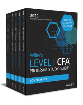 Paperback Wiley's Level I Cfa Program Study Guide 2023: Complete Set Book
