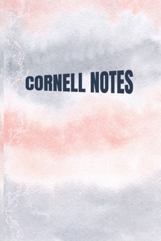 Paperback Cornell Notes: 120 Pages, Soft Matte Cover, 6 x 9 Book