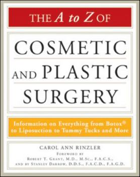 Paperback The A to Z of Cosmetic and Plastic Surgery Book