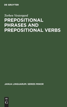 Hardcover Prepositional Phrases and Prepositional Verbs [German] Book