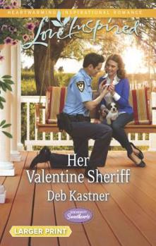Mass Market Paperback Her Valentine Sheriff [Large Print] Book