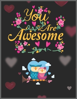 You are Awesome: owl & Calendar, Daily Weekly Planner with Monthly quick-view/over view with 2020 Planner