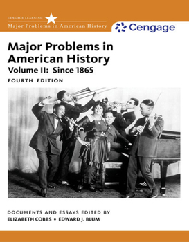 Paperback Bundle: Major Problems in American History, Volume II, 4th + Mindtap History, 1 Term (6 Months) Printed Access Card Book