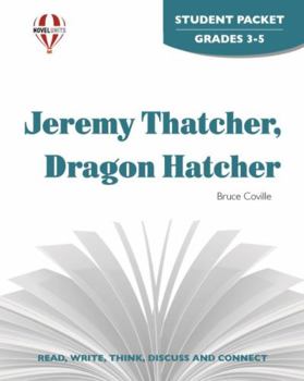 Paperback Jeremy Thatcher, Dragon Hatcher - Student Packet by Novel Units Book