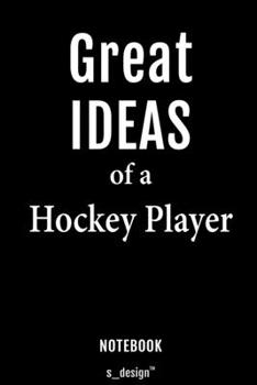 Notebook for Hockey Players / Hockey Player: awesome handy Note Book [120 blank lined ruled pages]