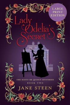 Paperback Lady Odelia's Secret: Large Print Edition [Large Print] Book