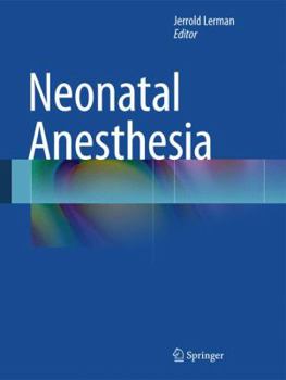 Hardcover Neonatal Anesthesia Book