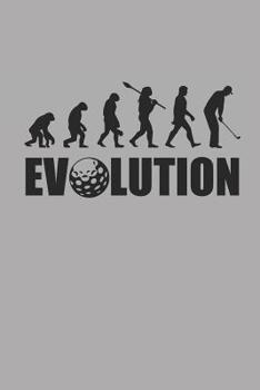 EVOLUTION: Golf Notizbuch Golfing Notebook Punkteraster 6x9