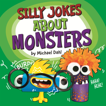 Library Binding Silly Jokes about Monsters Book