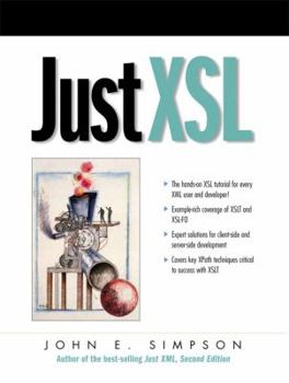 Paperback Just Xsl Book