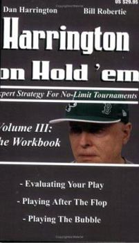 Paperback Harrington on Hold 'Em: the Workbook: Expert Strategy for No-Limit Tournaments Book