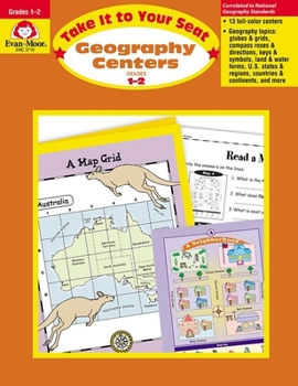 Paperback Geography Centers, Grades 1-2 Book