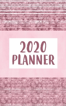 2020 Planner: 5" X 8" 2020 Weekly Planner Jan 1, 2020 to Dec 31, 2020 Weekly & Monthly View Calendar Planner, Organizer & Diary, Schedule Organizer, Appointment Notebook, Rose Gold Design