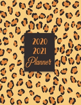 2020-2021 Planner: Two Year Planner Daily Weekly Monthly Calendar Planner W/ To Do List With Federal Holidays Cheetah Texture Cover