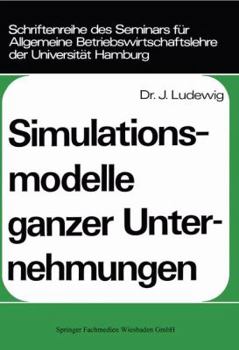 Paperback Simulationsmodelle Ganzer Unternehmungen [German] Book