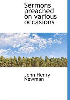 Hardcover Sermons Preached on Various Occasions Book