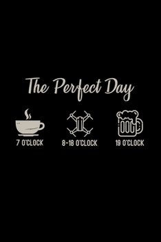 The perfect day: 6x9 FPV lined ruled paper notebook notes