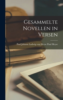 Hardcover Gesammelte Novellen in Versen Book