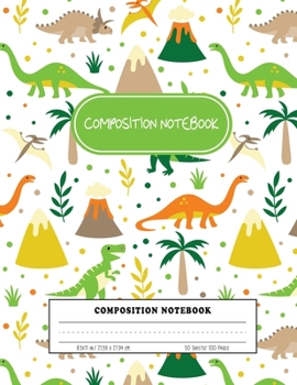 Paperback Composition Notebook: Dotted Midline Notebook For Grade Level K-2 Draw and Write/Early Childhood to Kindergarten Book