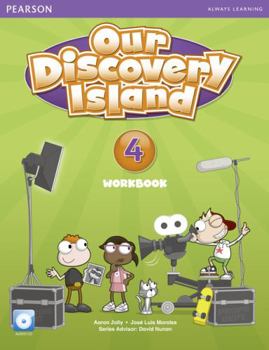 Paperback Our Discovery Island American Edition Workbook with Audio CD 4 Pack [Spanish] Book