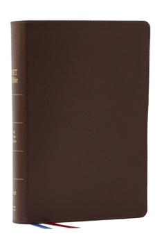Leather Bound Net Bible, Full Notes Edition (Net, Brown Genuine Leather, Comfort Print): Holy Bible Book
