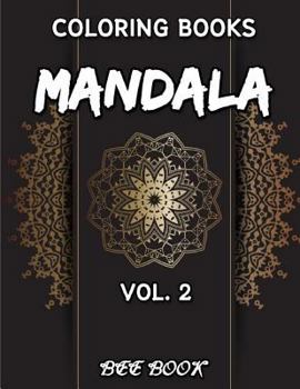 Paperback Coloring Book Vol. 2 Mandala by Bee Book