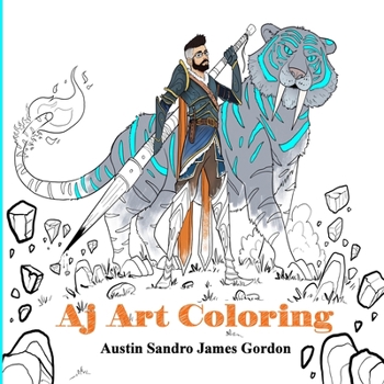 Paperback Aj Art Coloring: Austin Sandro James Gordon Book