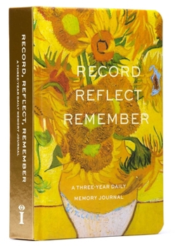 Hardcover Van Gogh Memory Journal: Reflect, Record, Remember: A Three-Year Daily Memory Journal Book