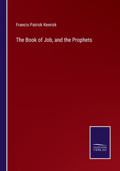 Paperback The Book of Job, and the Prophets Book